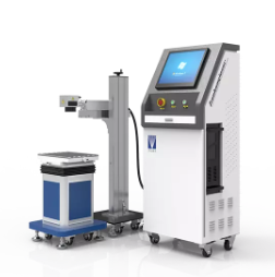 Hochgeschwindigkeit CO2 Flying Laser -Markierungsmaschine